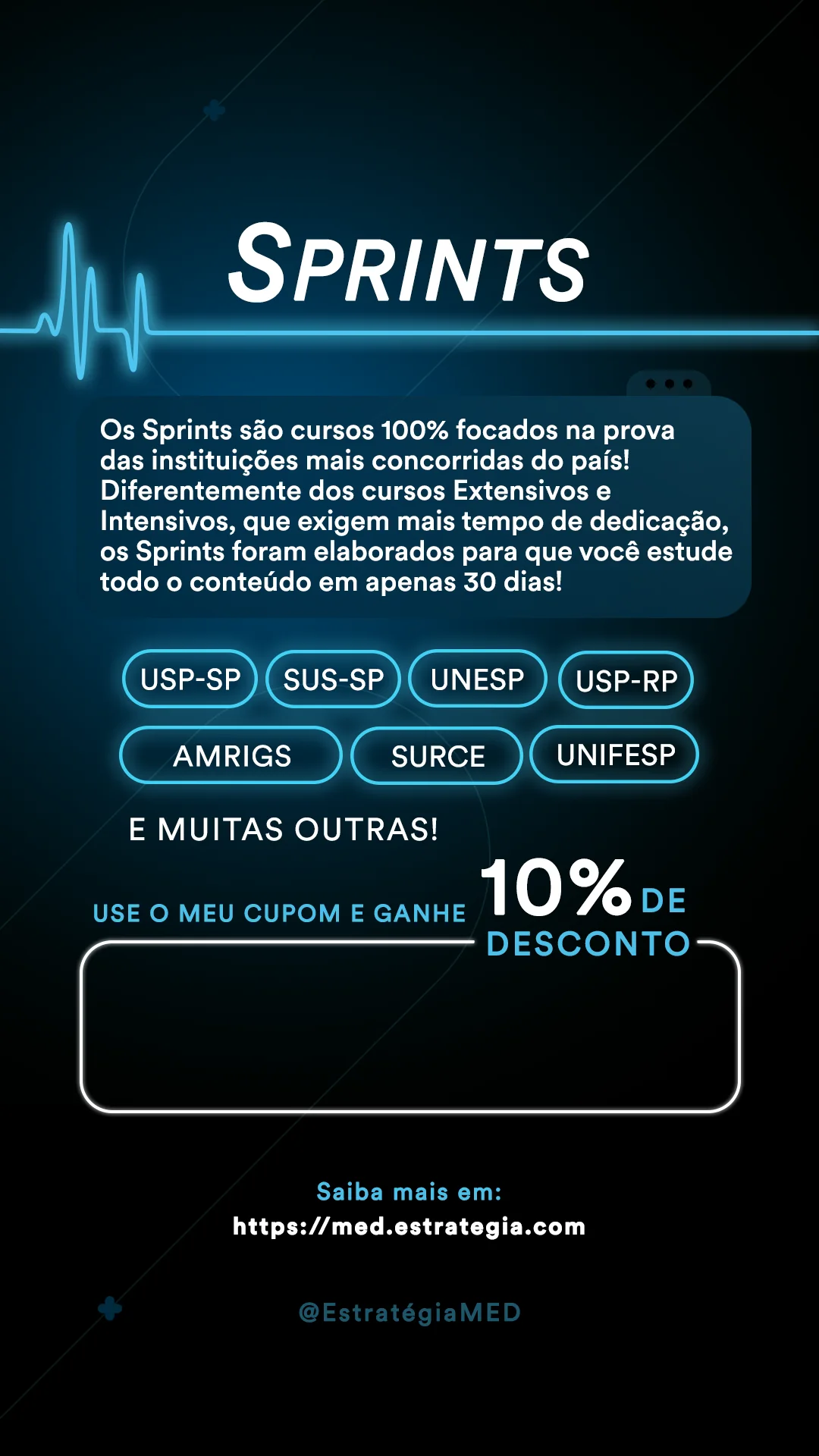 Intensivo e Sprints Estratégia MED